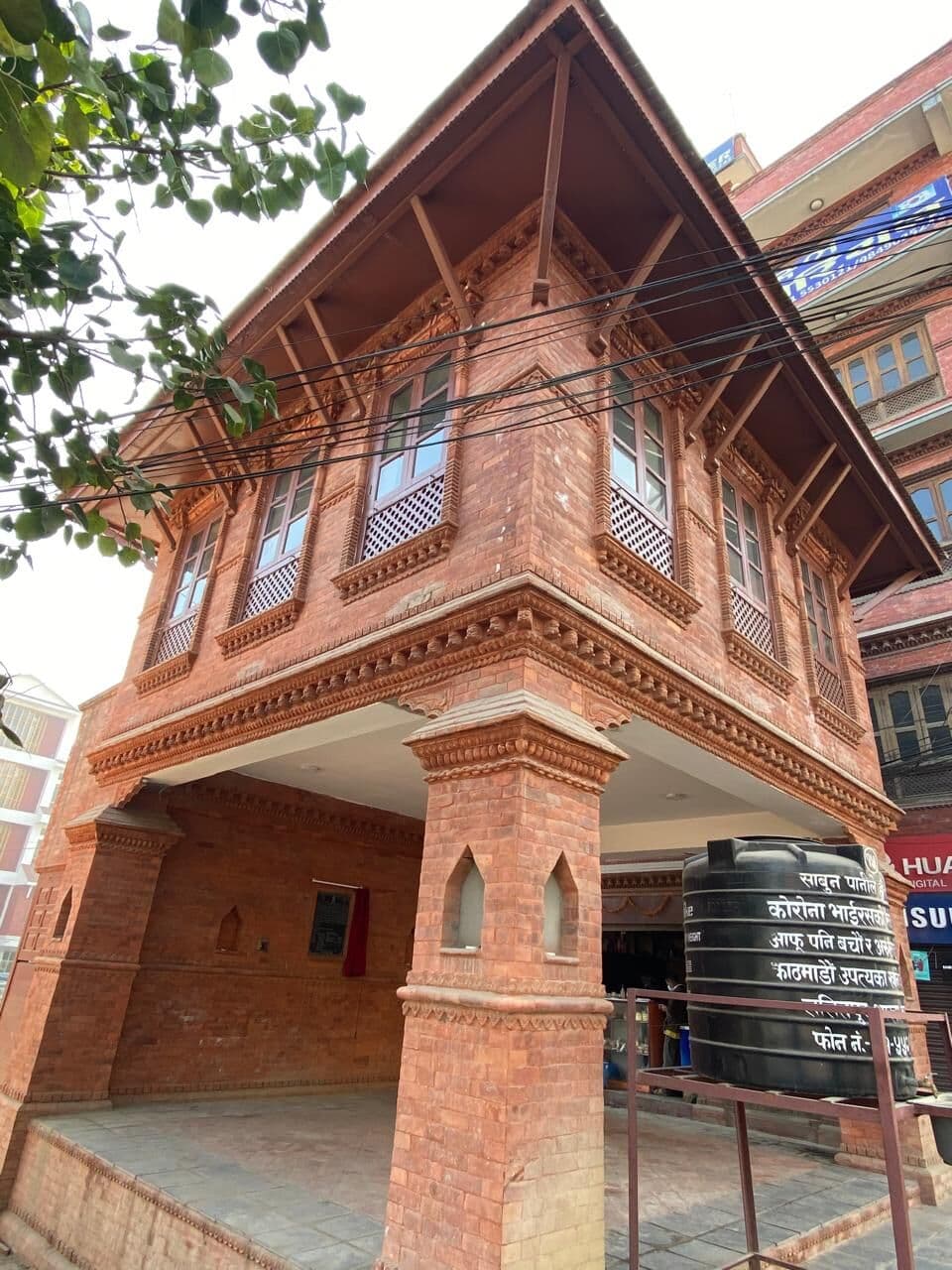 Library and Pati Construction